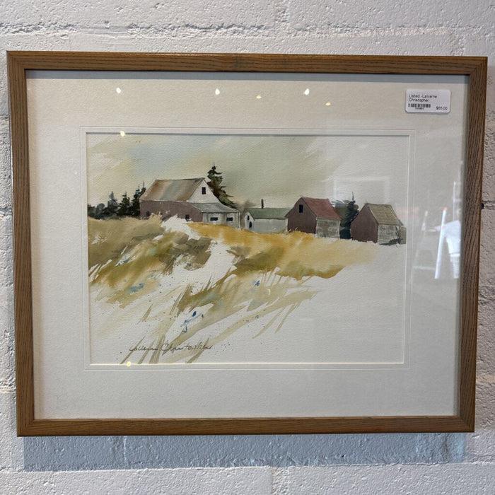 Listed -LaVerne Christopher Watercolor