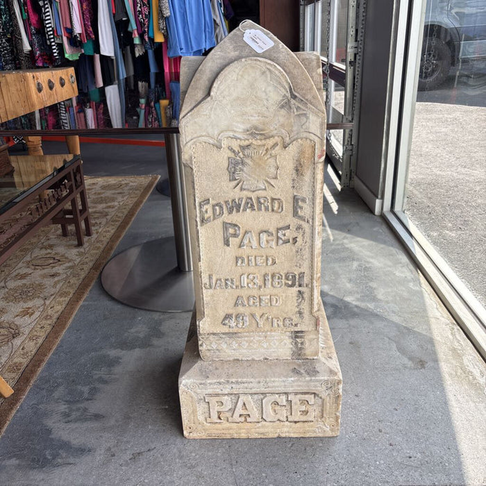 19c Century Grave marker
