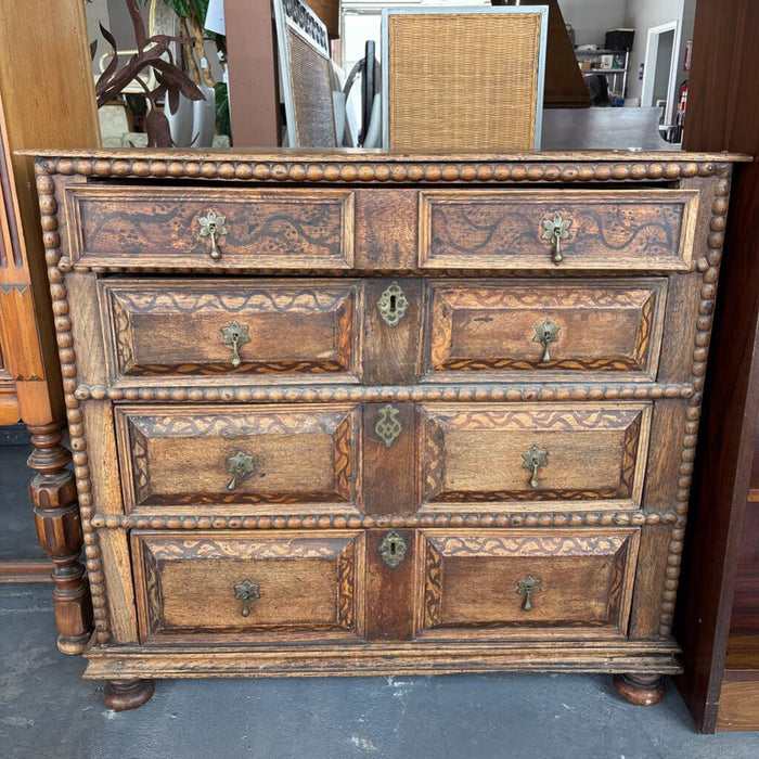 Very Early Antique 6 Drawer as-is
