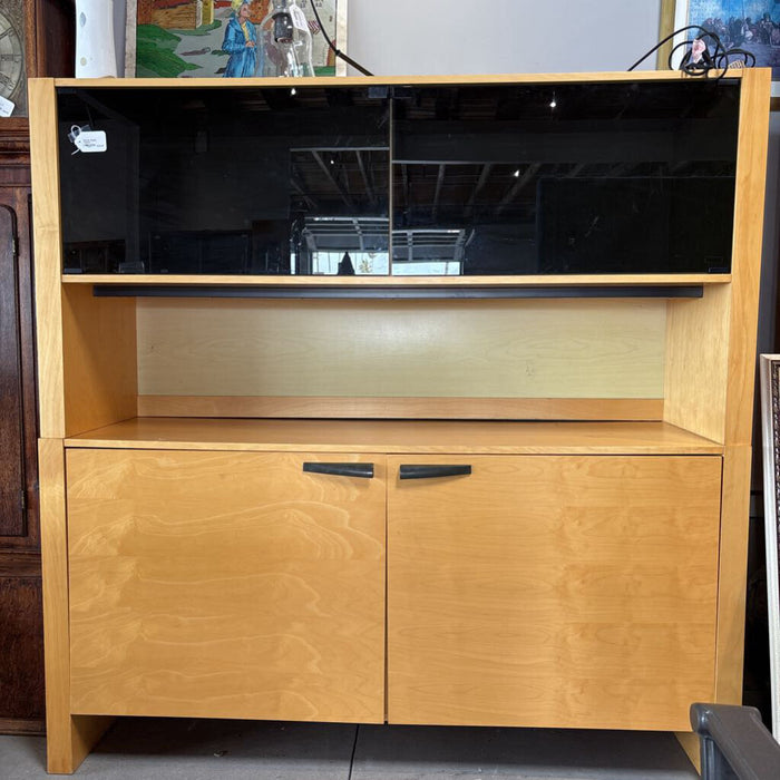 Blonde Display Cabinet