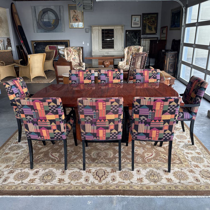 Italian Modern Table & 8 Chairs