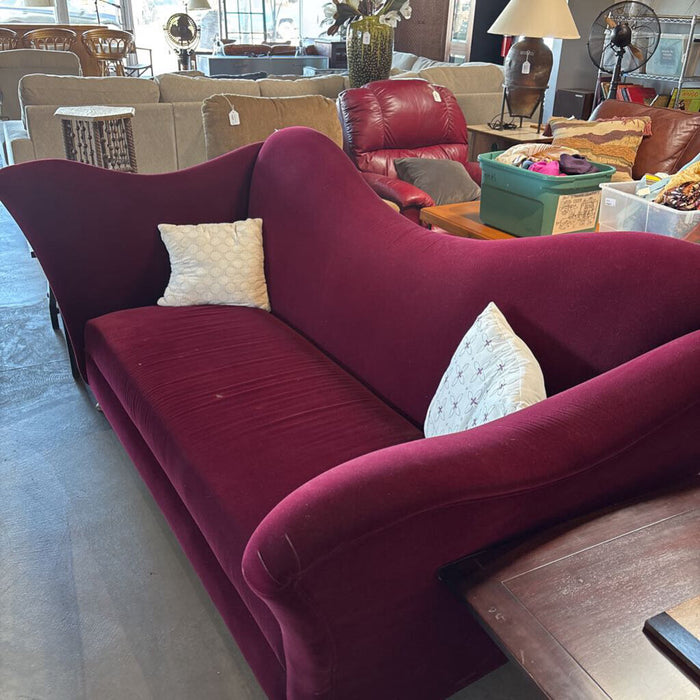Pink Velvet Sofa