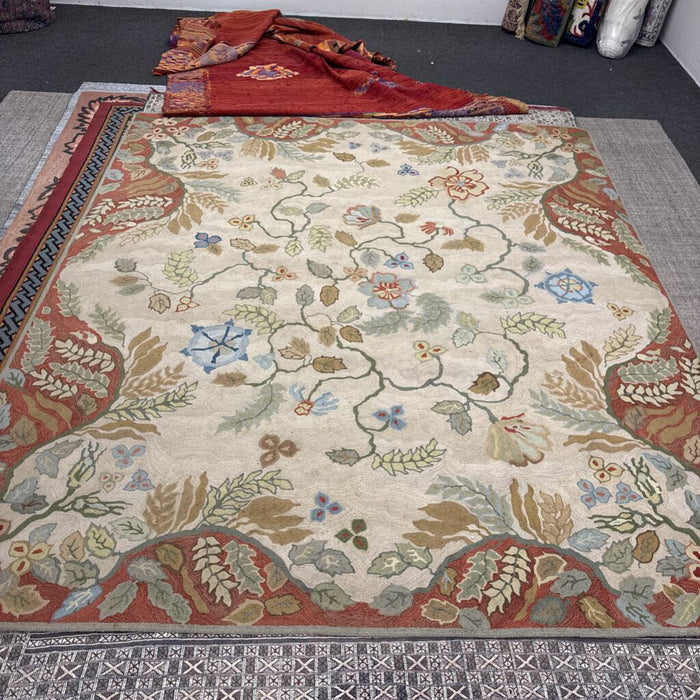 Floral Rug 9" by 8' 1"