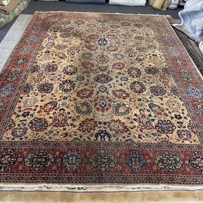 Handwoven Afghan Rug- 9' x 11' 10"